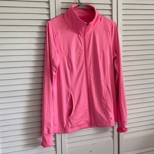 Hot Pink Athletic Zip-Up
